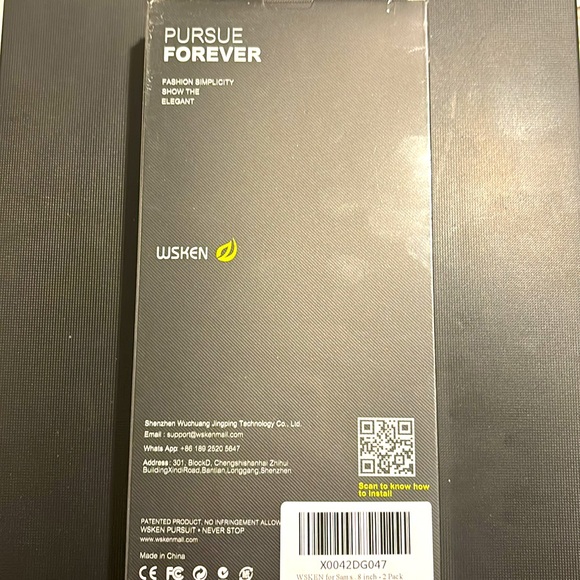 WSKEN - Samsung Galaxy S24 Ultra Privacy Screen Protector Tempered Glass 2-Pack - Picture 3 of 8